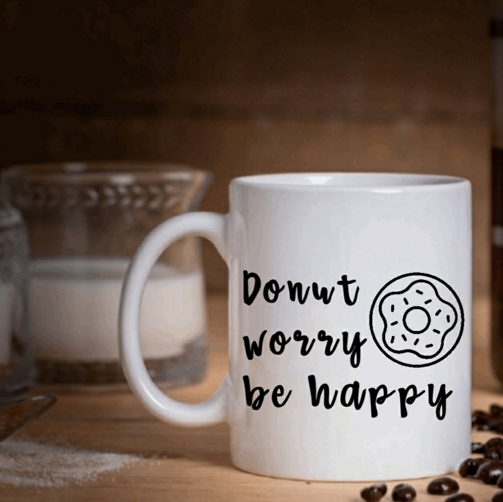 Donut Worry Be Happy Mug